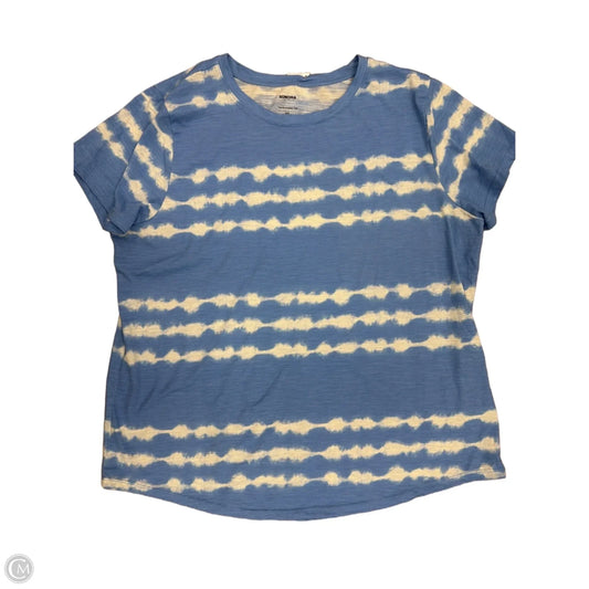 Top Short Sleeve By Sonoma In Tie Dye Print, Size: Xl