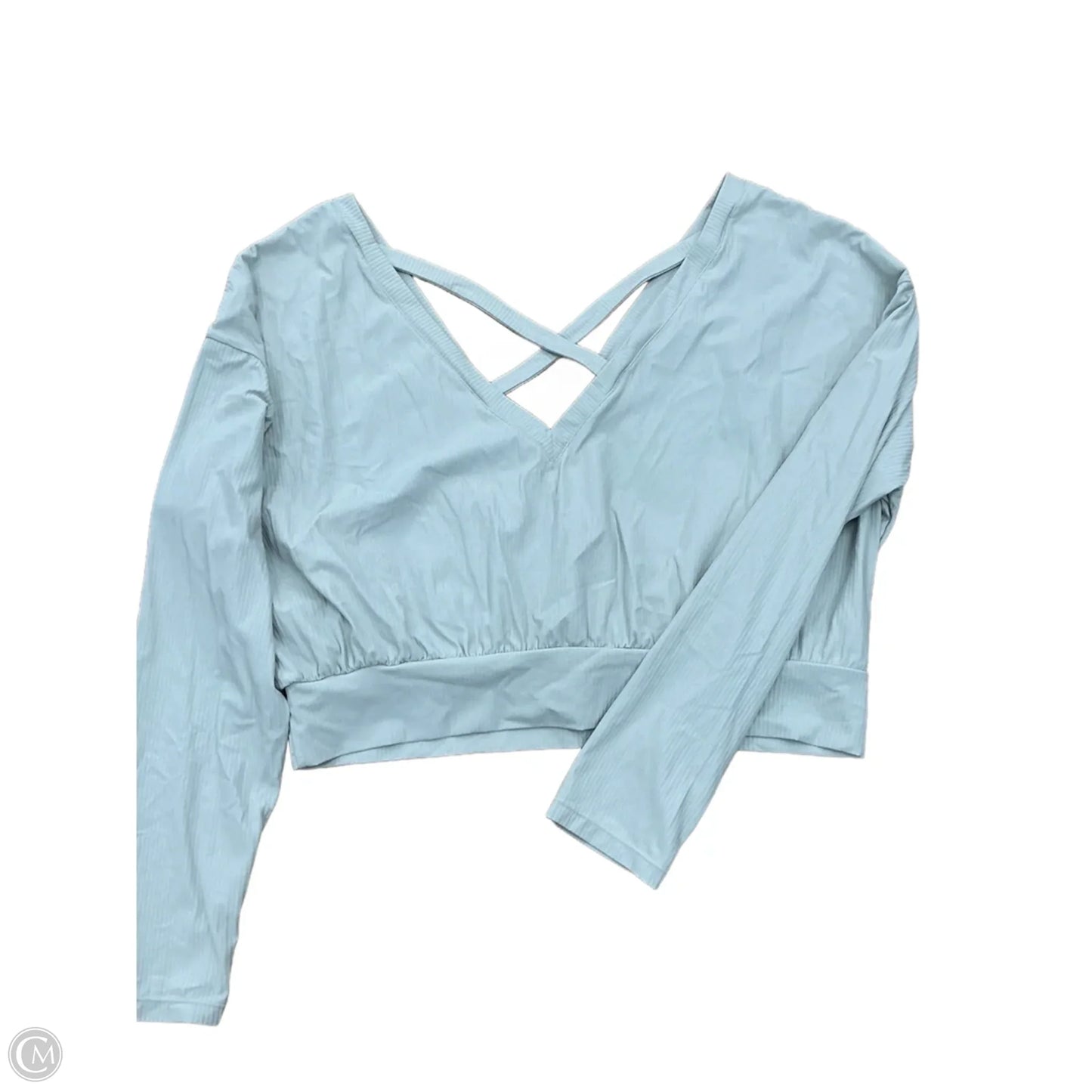 Athletic Top Long Sleeve Crewneck By Halara In Green, Size: Xl