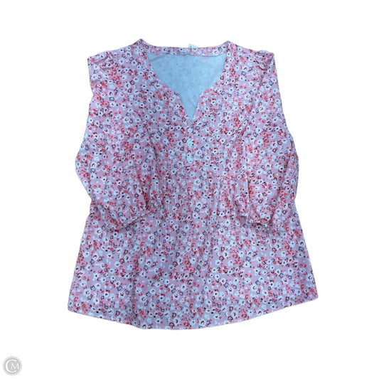 Top Long Sleeve By Clothes Mentor In Pink, Size: L