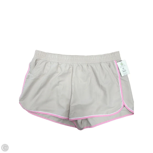 Athletic Shorts By Athletic Works In Tan, Size: 2x