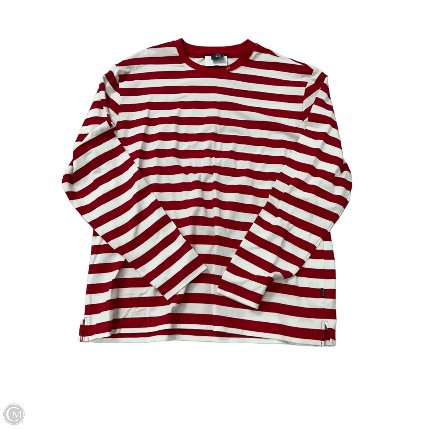 Top Long Sleeve By zeng jo  In Striped Pattern, Size: Xl