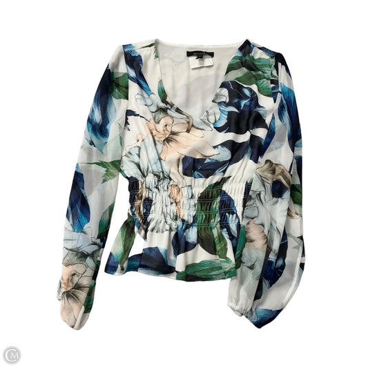 Top Long Sleeve By White House Black Market In Multi-colored, Size: M