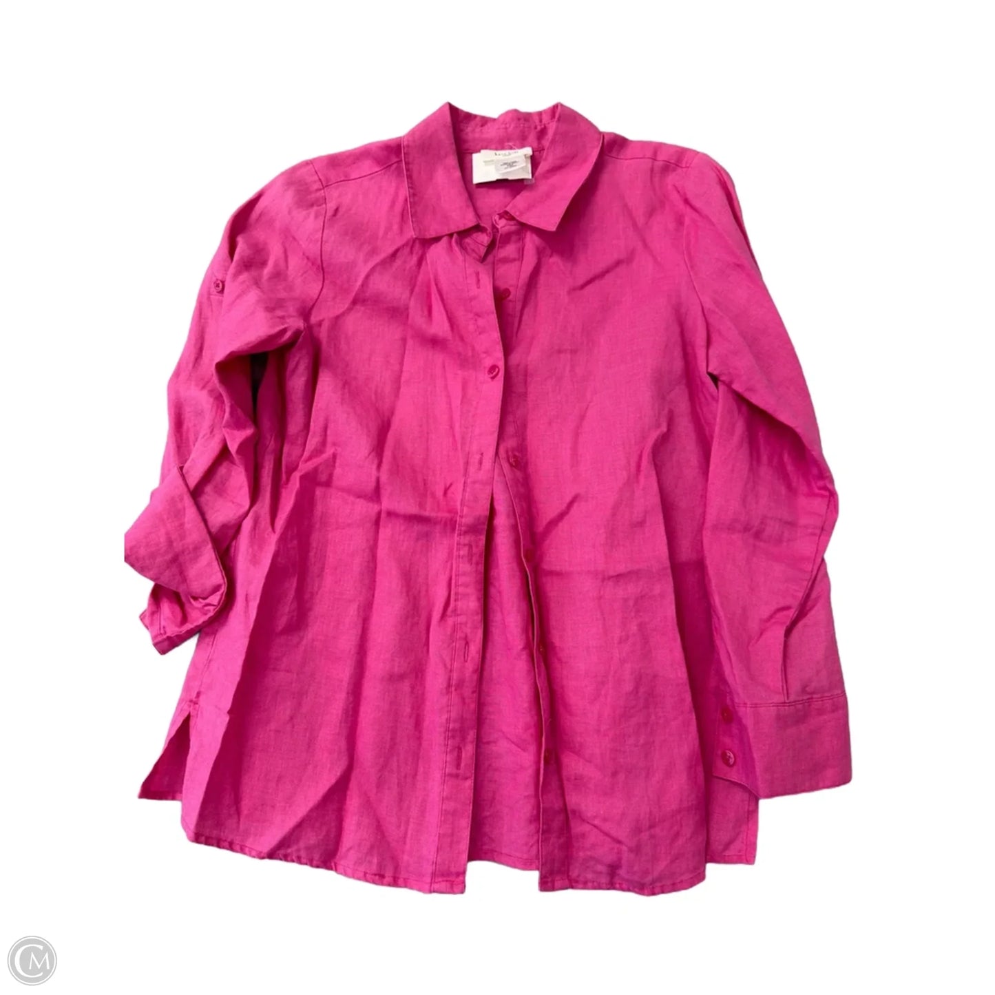 Top Long Sleeve By Kate Hill In Pink, Size: M