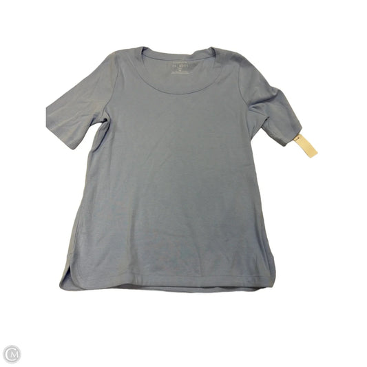 Top Short Sleeve Basic By Talbots In Blue, Size: Mp