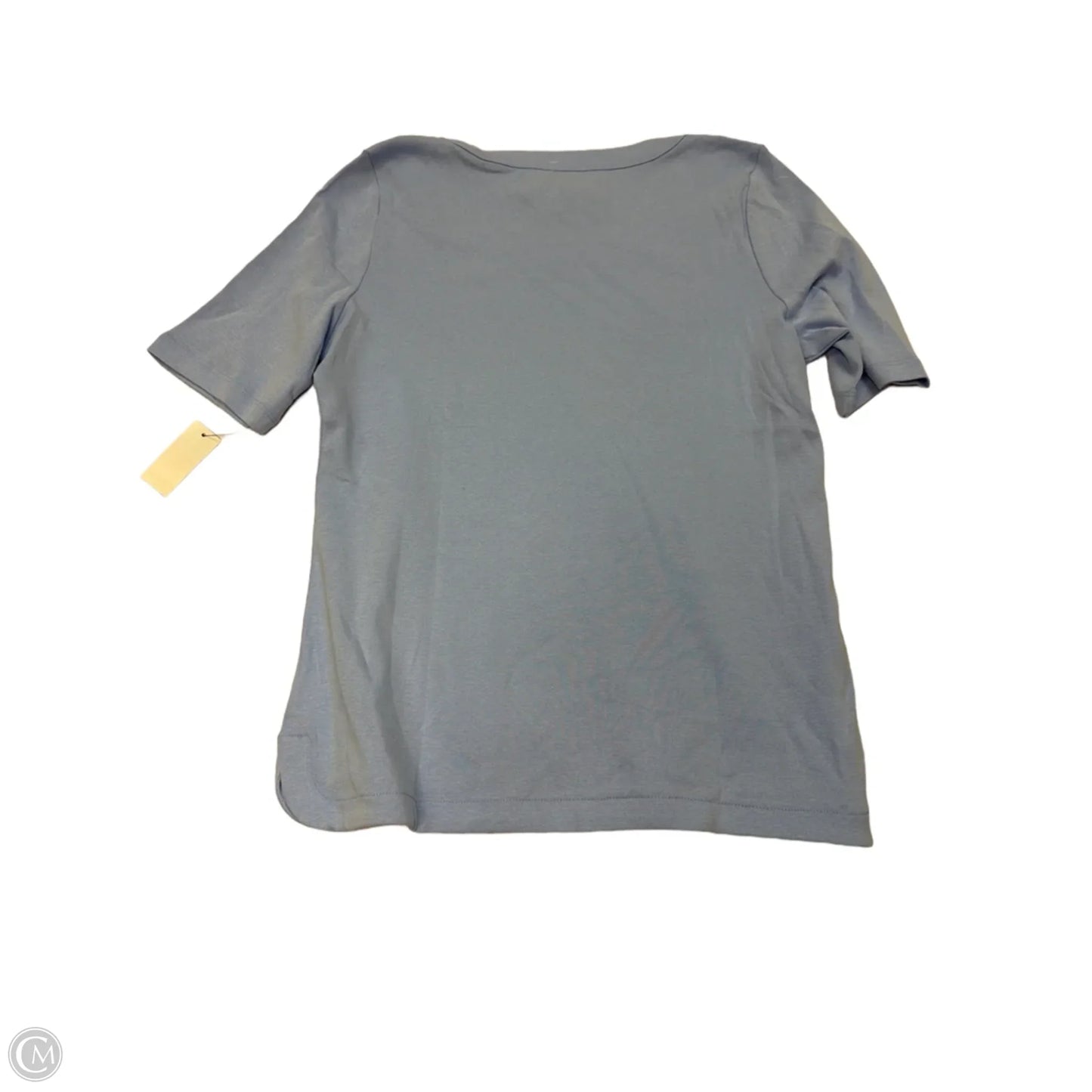 Top Short Sleeve Basic By Talbots In Blue, Size: Mp