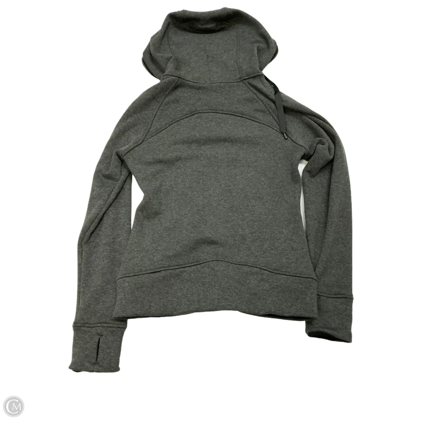 Athletic Jacket By Lululemon In Grey, Size: Small