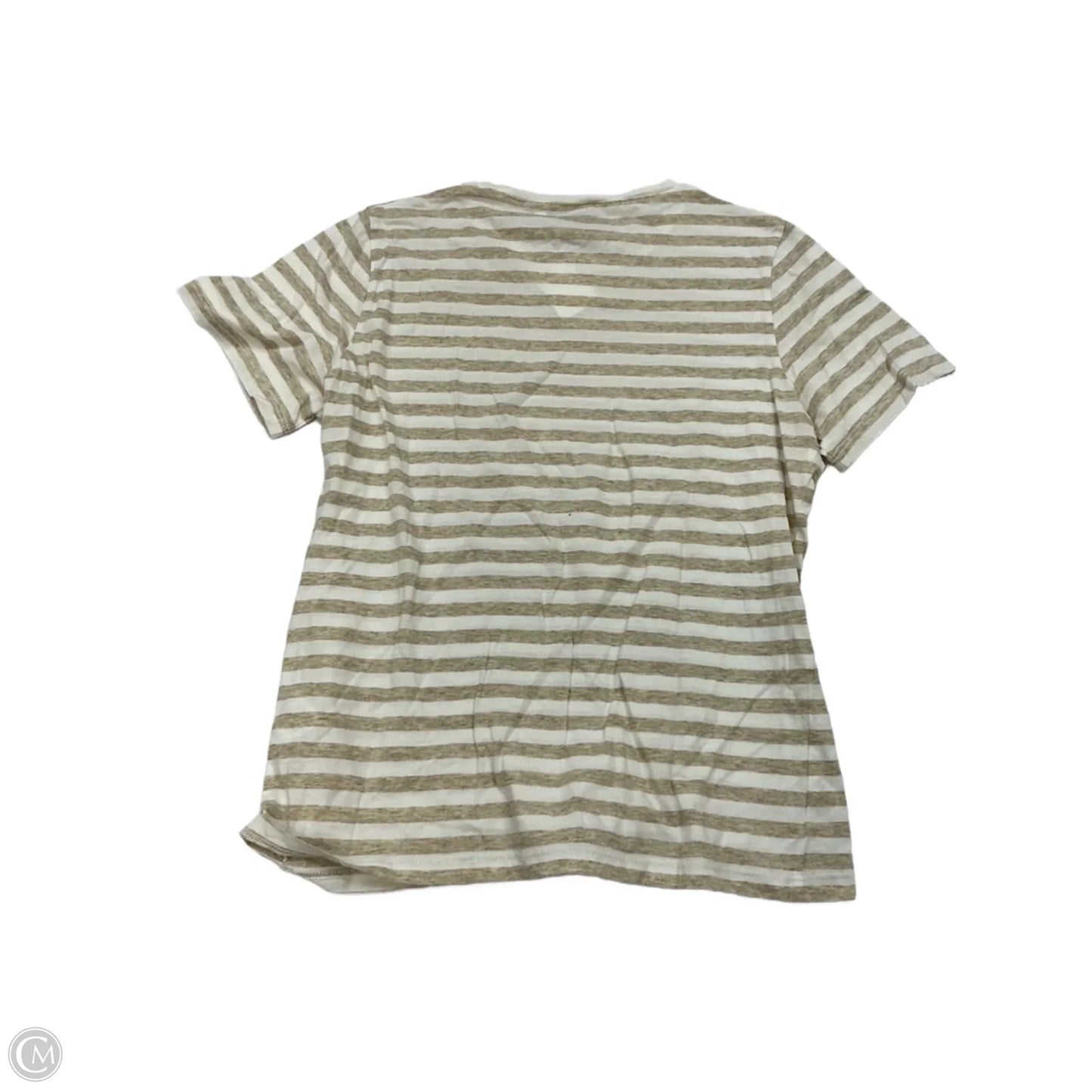 Top Short Sleeve Basic By Rebecca Taylor In Striped Pattern, Size: Xs