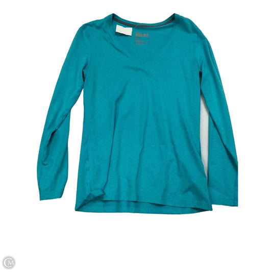 Athletic Top Long Sleeve Crewneck By Nike In Blue, Size: M