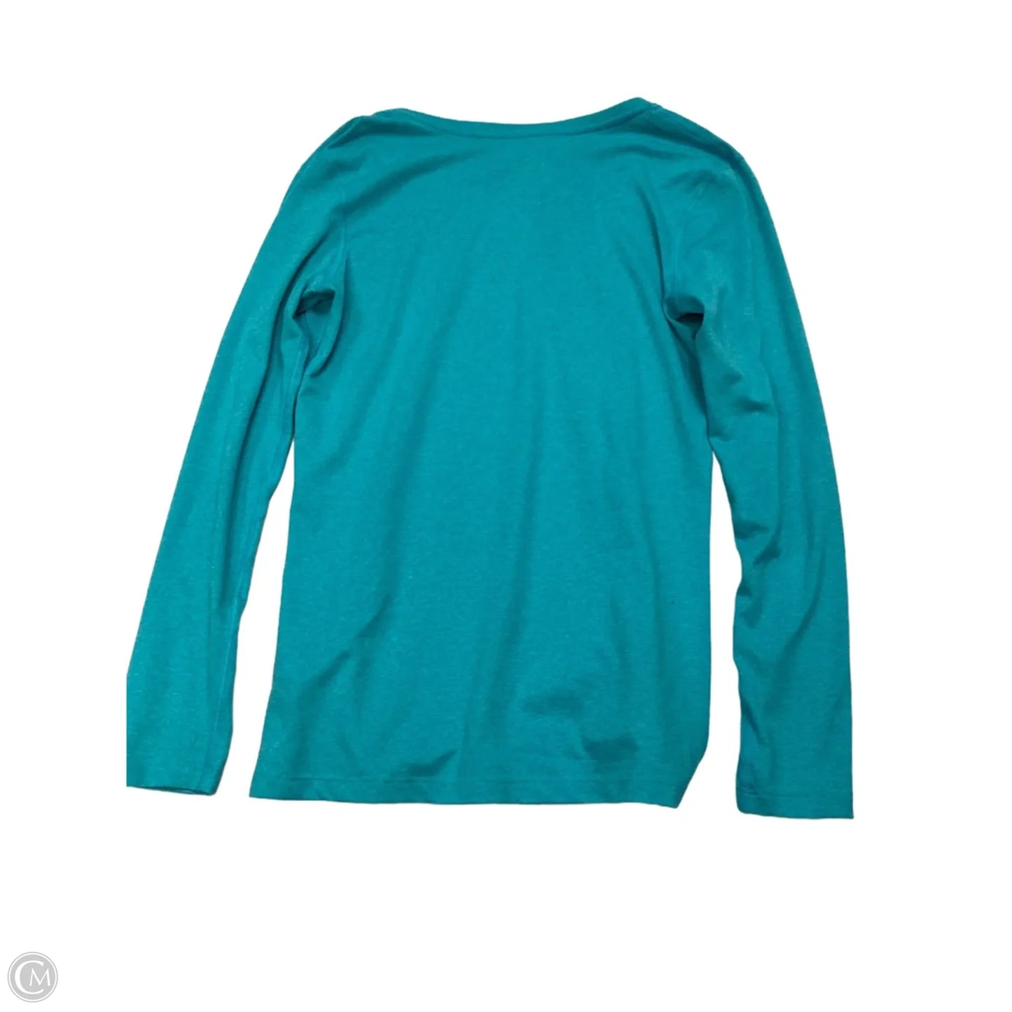Athletic Top Long Sleeve Crewneck By Nike In Blue, Size: M
