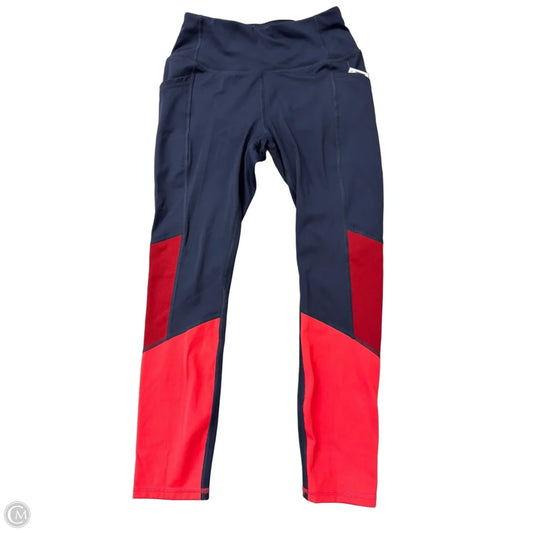Athletic Leggings By All In Motion In Blue & Red, Size: Xs