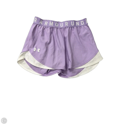 Athletic Shorts By Under Armour In Purple, Size: Xs