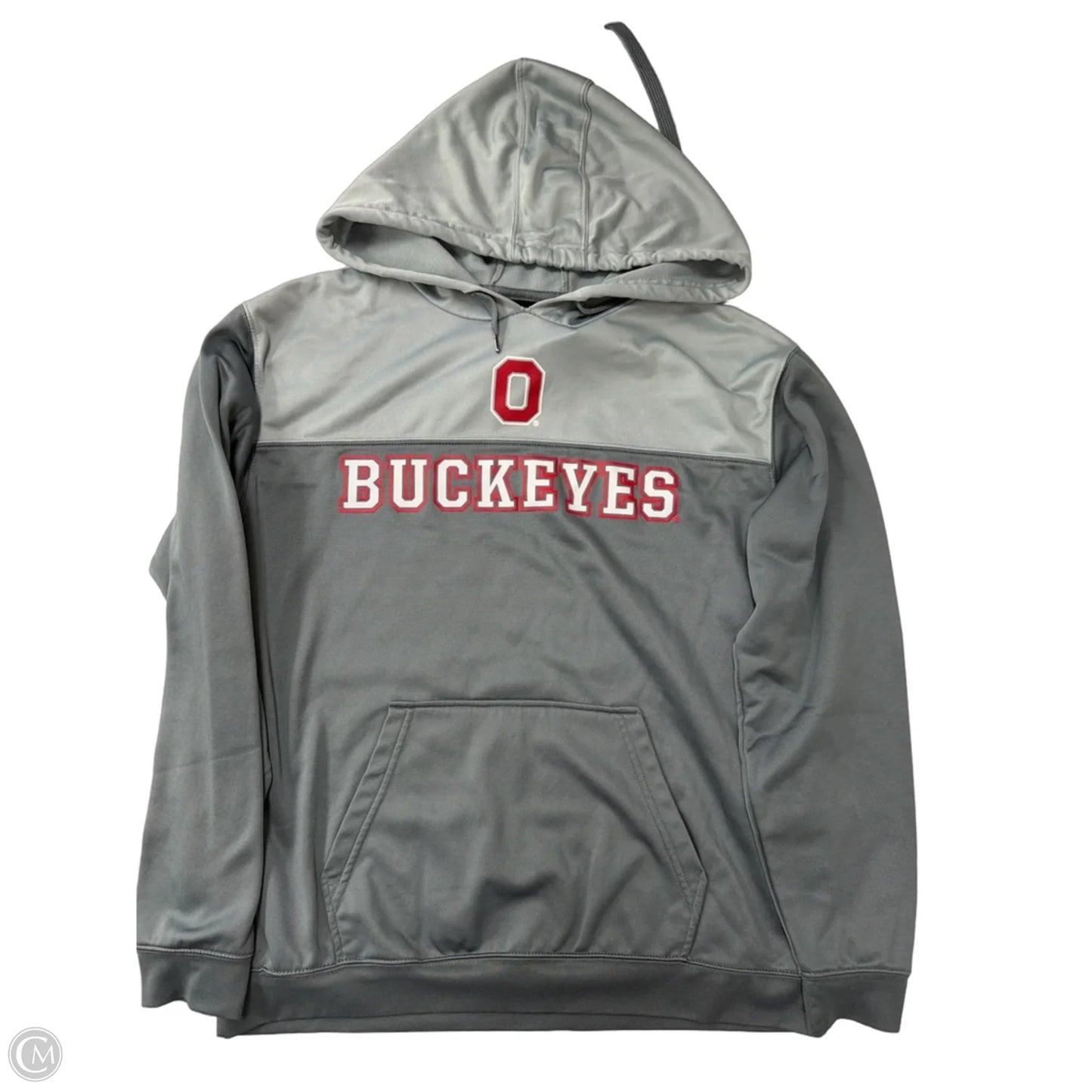 Sweatshirt Hoodie By Clothes Mentor In Grey, Size: M