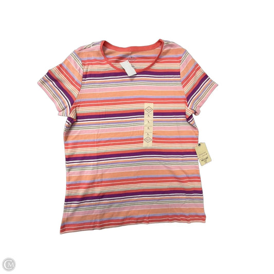 Top Short Sleeve By St Johns Bay In Multi-colored, Size: L