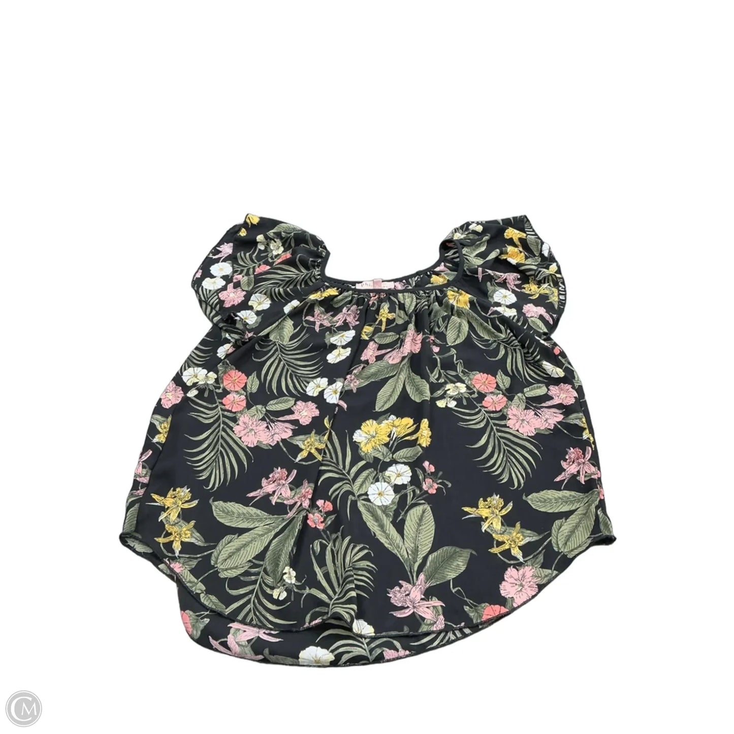 Top Short Sleeve By Philosophy In Floral Print, Size: Xs