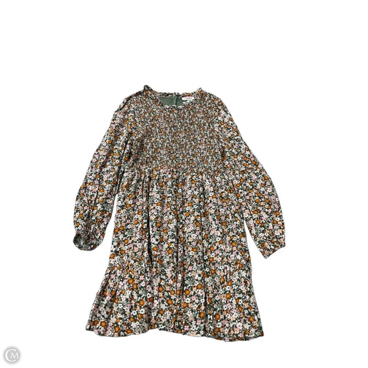 Dress Casual Midi By Andree By Unit In Floral Print, Size: L