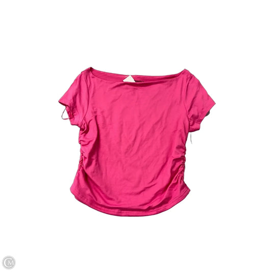 Top Short Sleeve By Clothes Mentor In Pink, Size: Xl