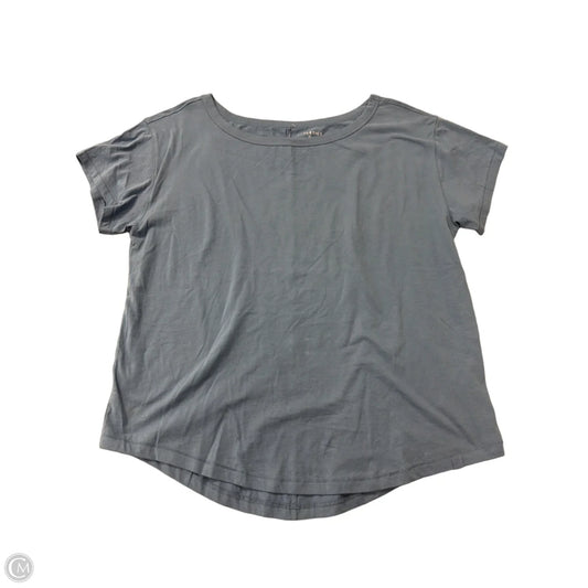 Athletic Top Short Sleeve By Fabletics In Blue, Size: M