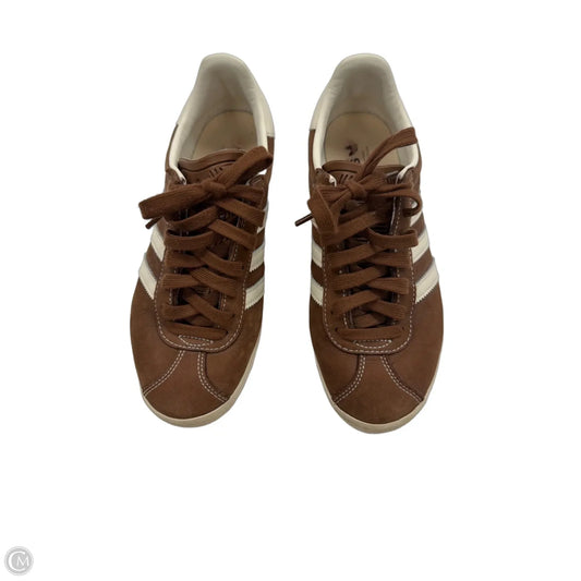 Shoes Athletic By Adidas In Brown & Tan, Size: 6.5