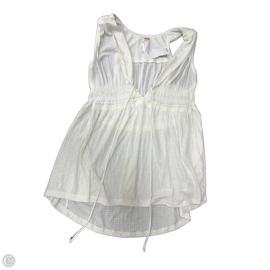 Top Sleeveless By Free People In White, Size: M