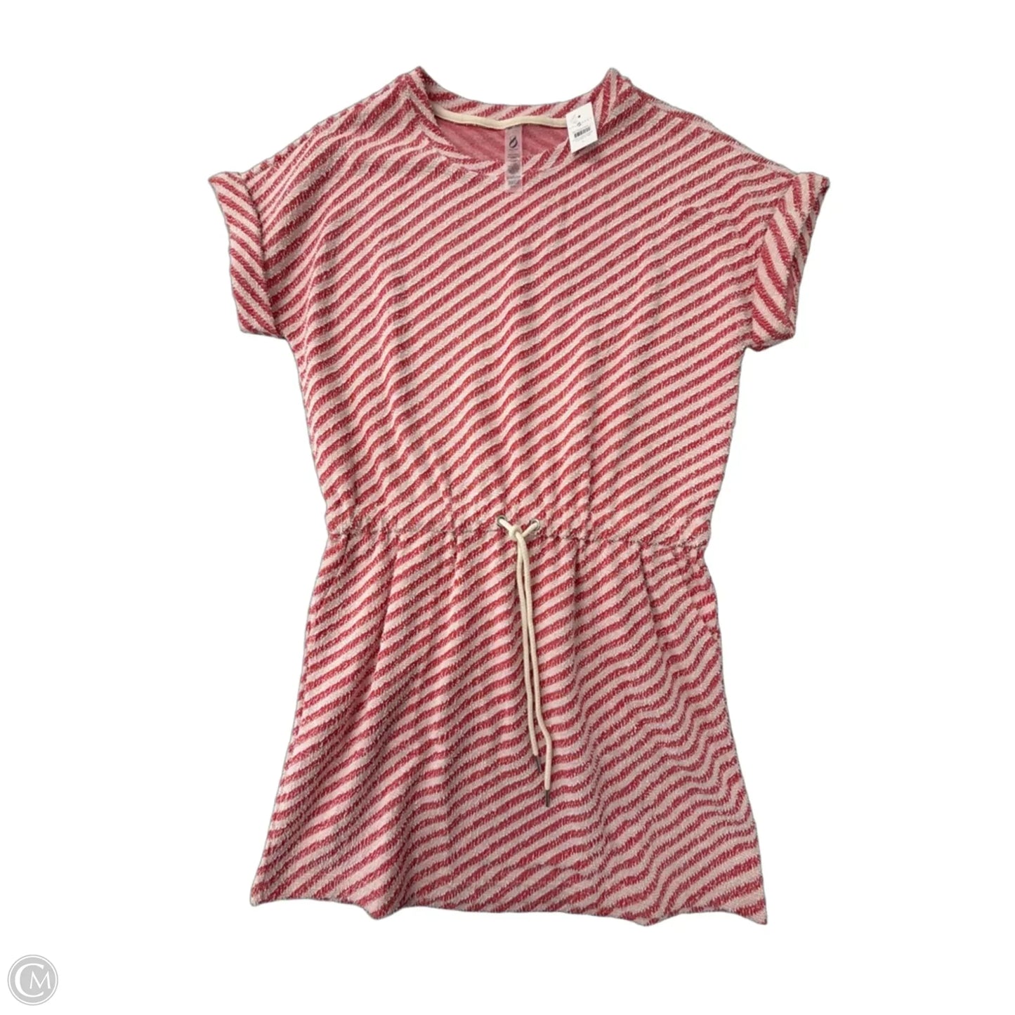 Dress Casual Midi By Lou And Grey In Red & White, Size: L