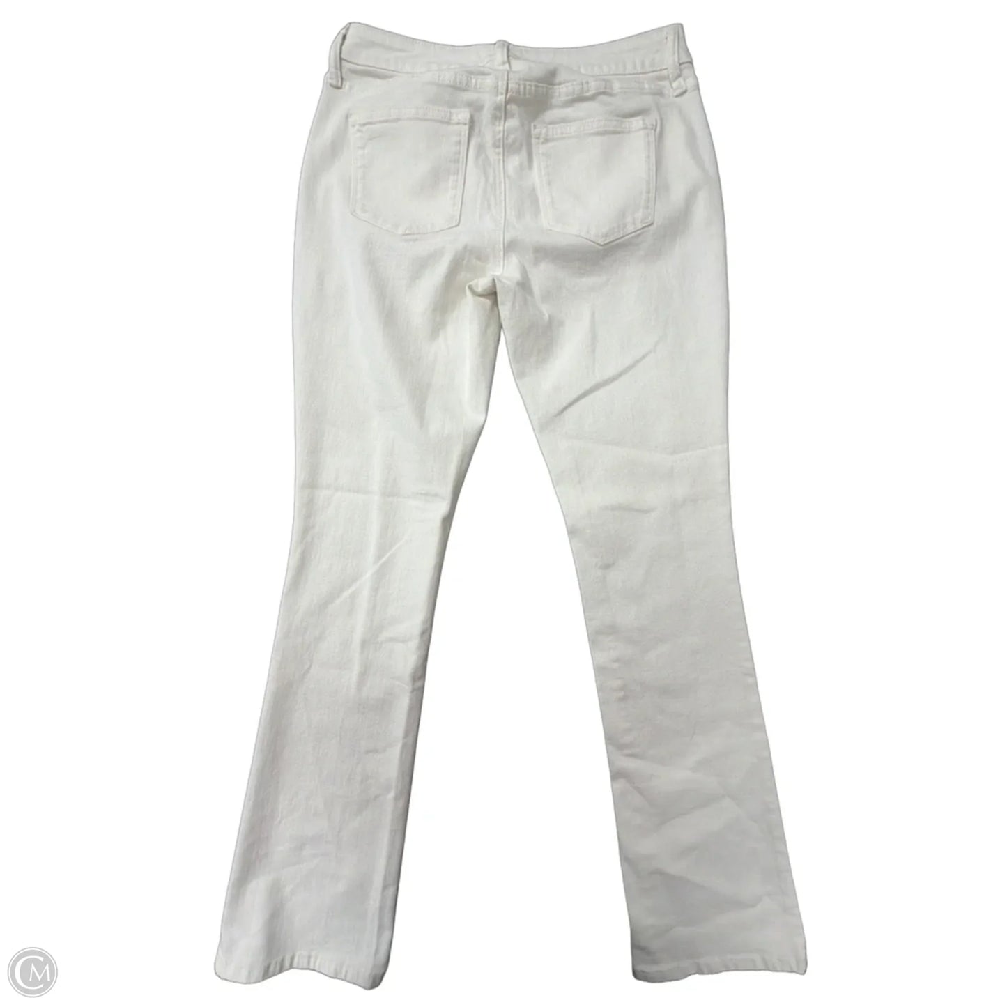 Jeans Boot Cut By Sonoma In White Denim, Size: 10l