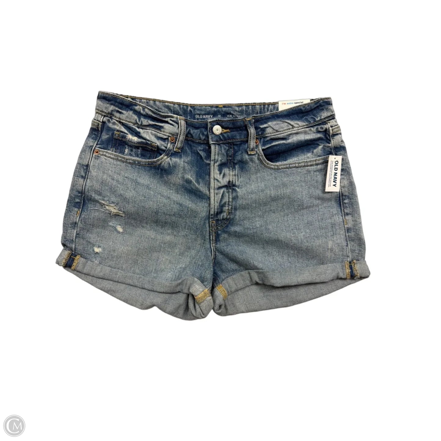 Shorts By Old Navy In Blue Denim, Size: 12