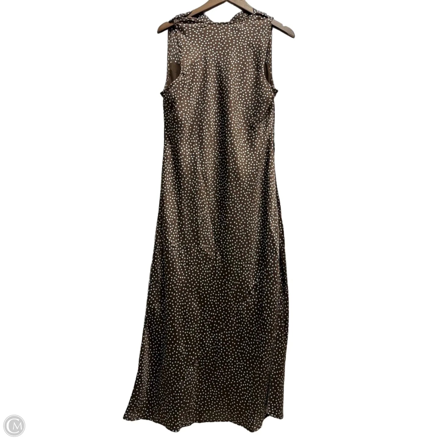 Dress Casual Maxi By A New Day In Polkadot Pattern, Size: M