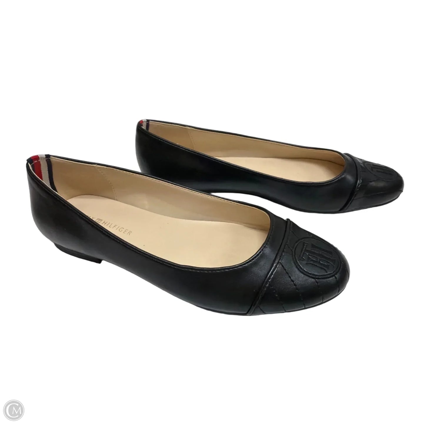 Shoes Flats By Tommy Hilfiger In Black, Size: 7