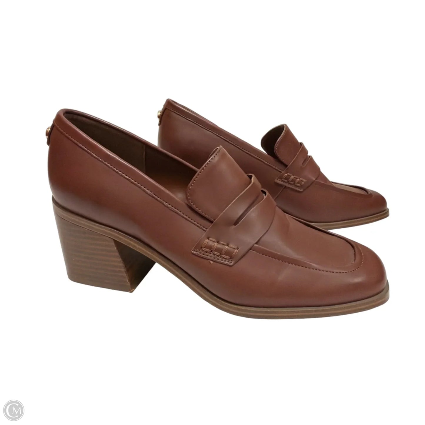 Shoes Heels Block By Marc Fisher In Brown, Size: 8.5