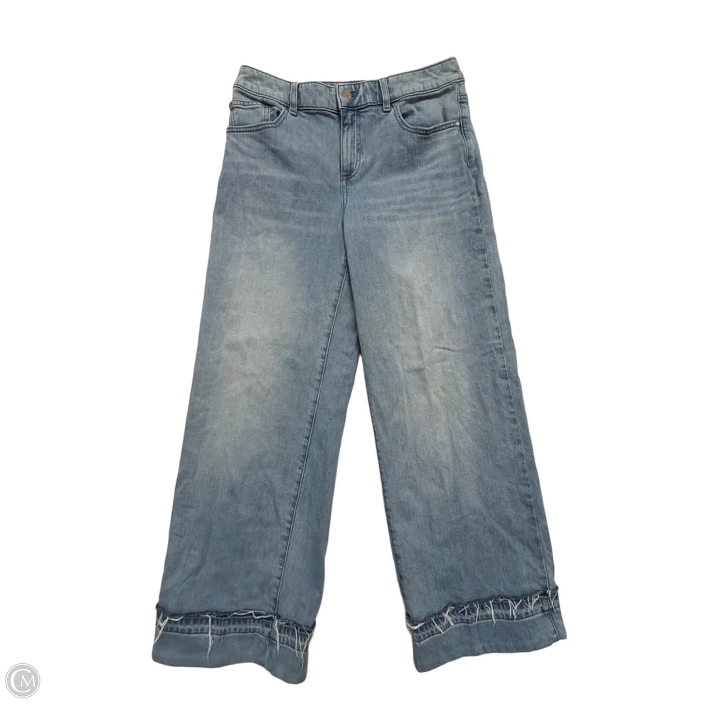 Jeans Wide Leg By Talbots In Blue Denim, Size: 4