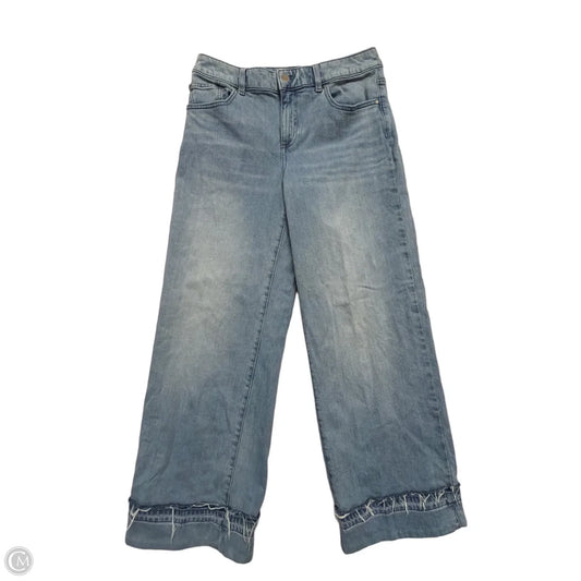Jeans Wide Leg By Talbots In Blue Denim, Size: 4