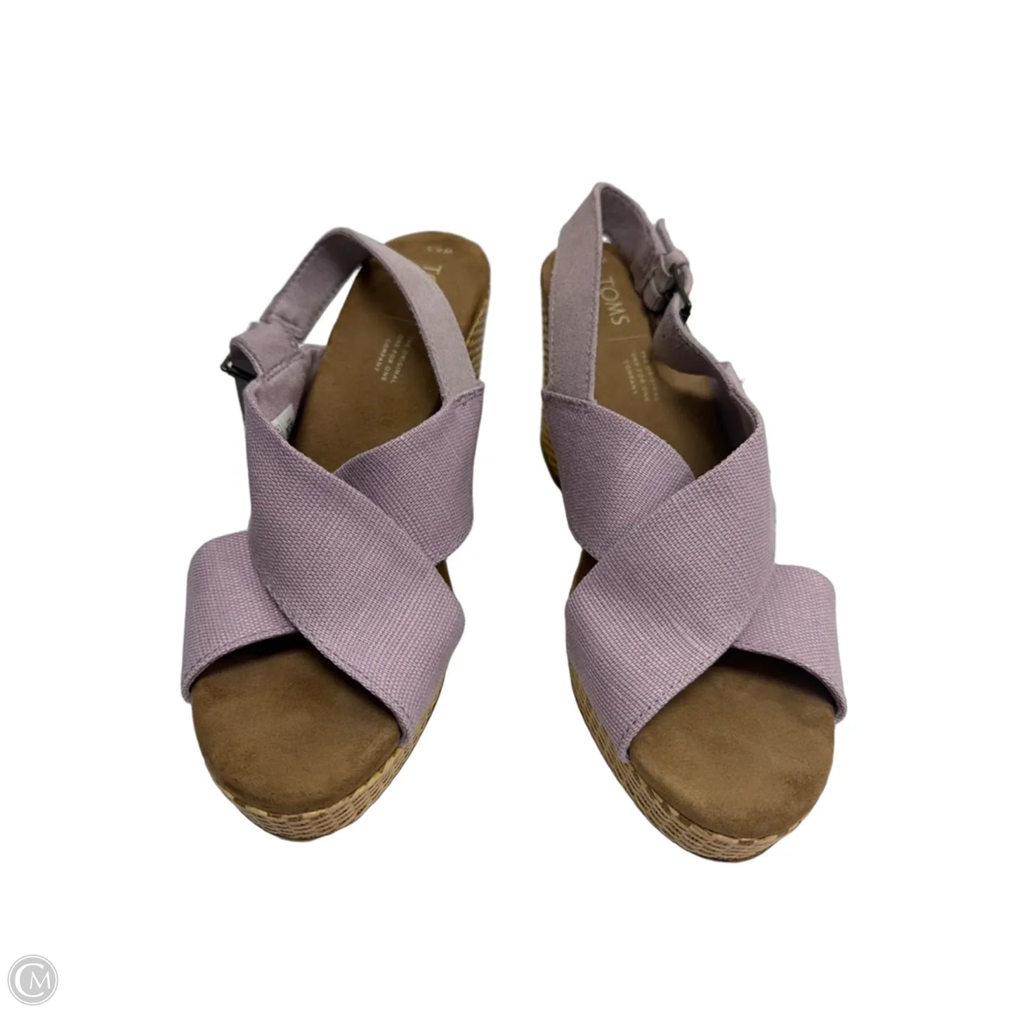 Sandals Heels Block By Toms In Pink, Size: 8.5