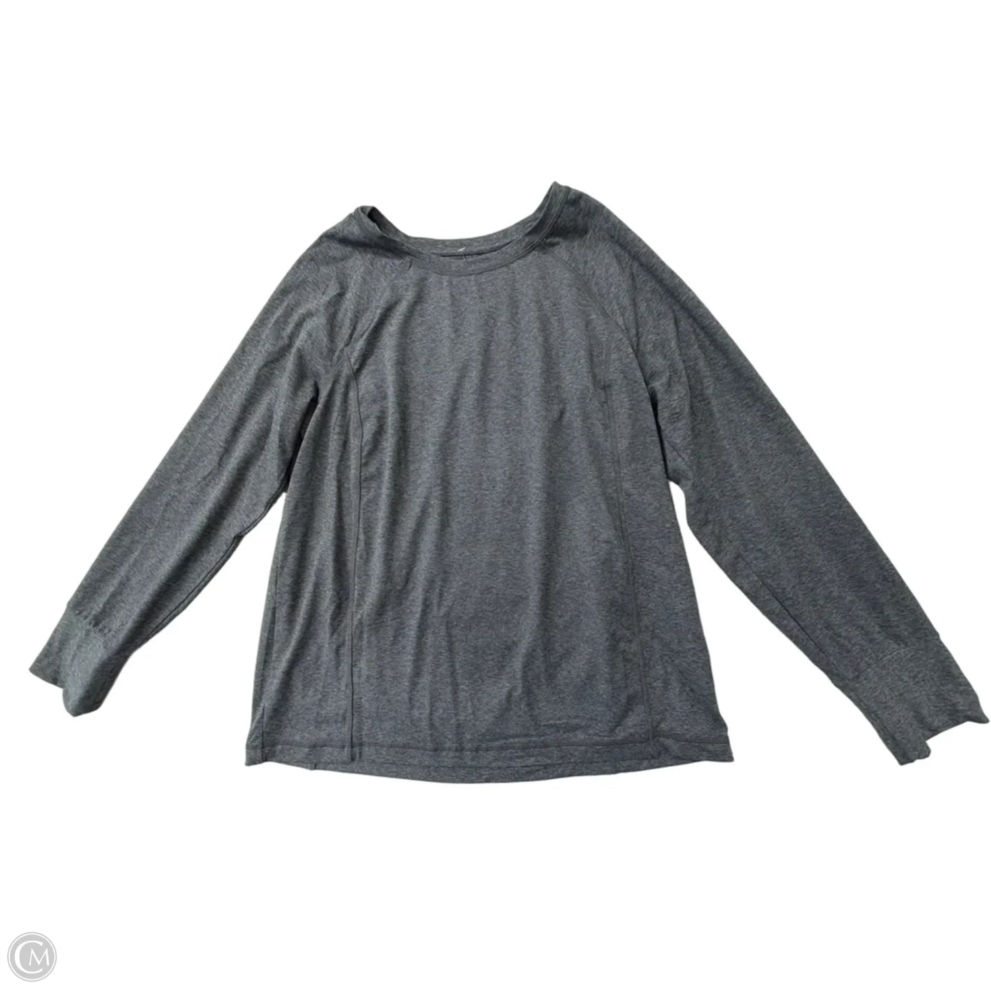 Athletic Top Long Sleeve Crewneck By J. Jill In Grey, Size: M