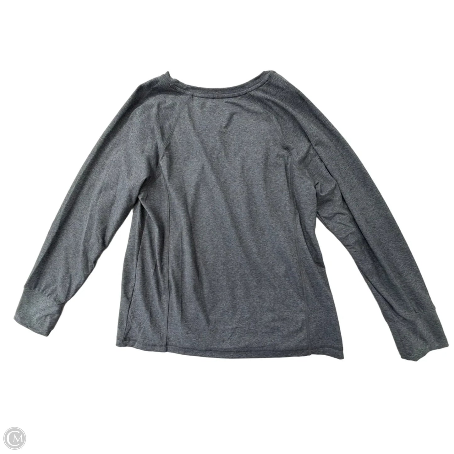 Athletic Top Long Sleeve Crewneck By J. Jill In Grey, Size: M
