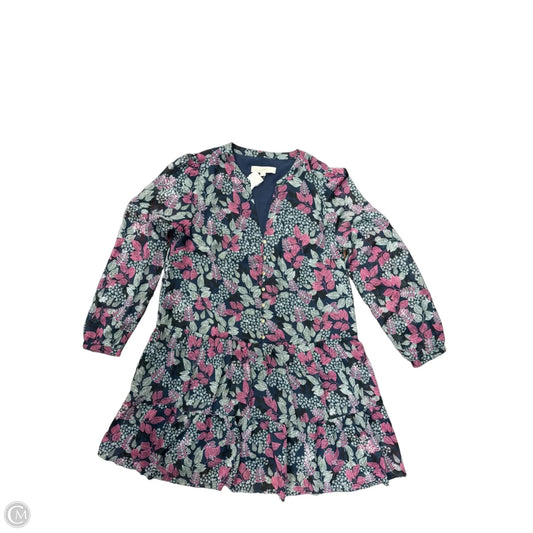 Dress Casual Midi By Loft In Floral Print, Size: M