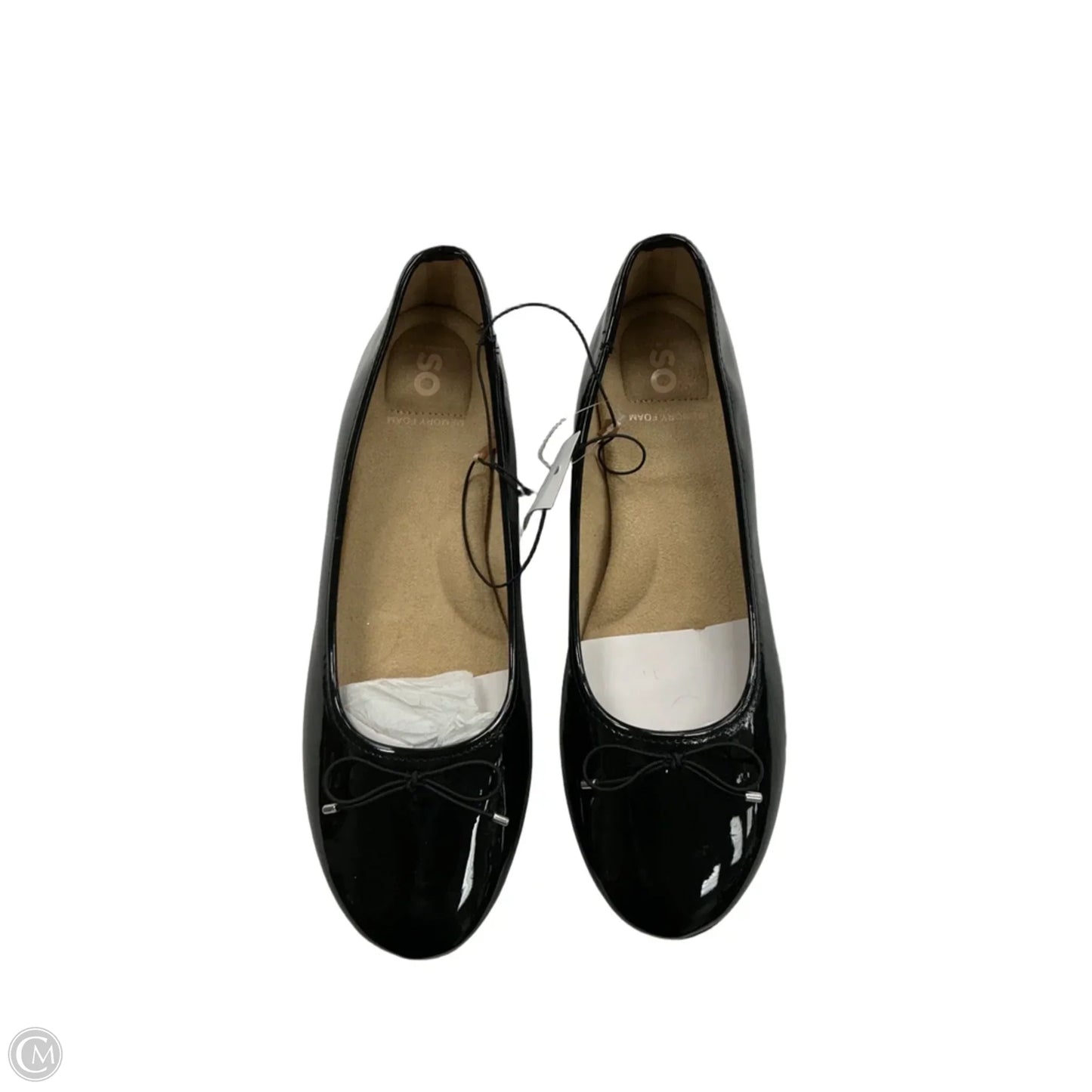 Shoes Flats By So In Black, Size: 11