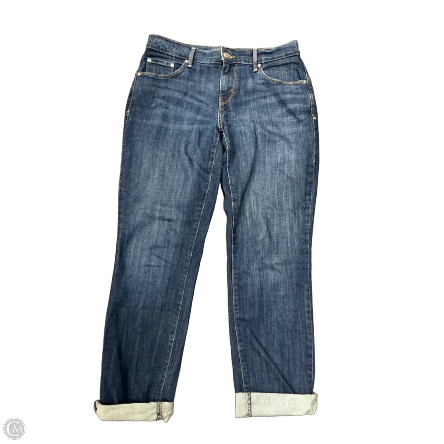 Jeans Straight By Levis In Blue Denim, Size: 6