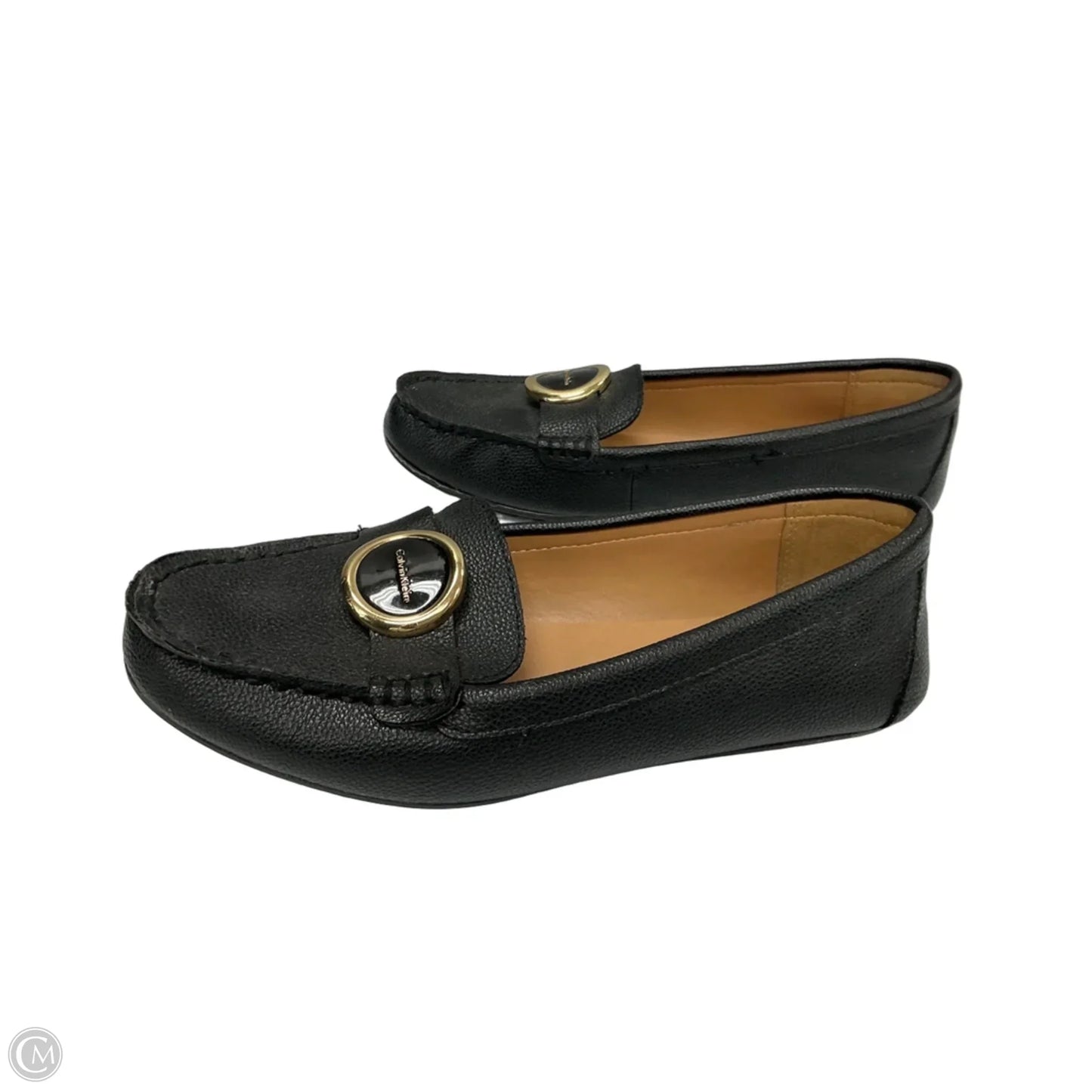 Shoes Flats By Calvin Klein In Black, Size: 6