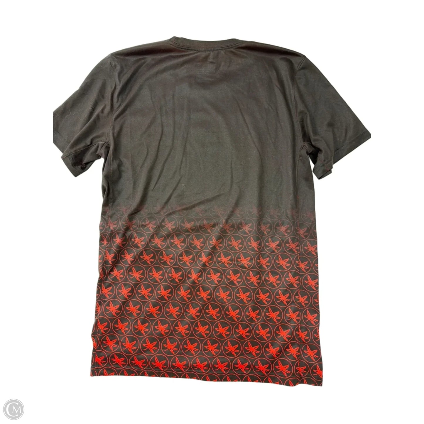 Athletic Top Short Sleeve By Nike In Maroon, Size: 9.5