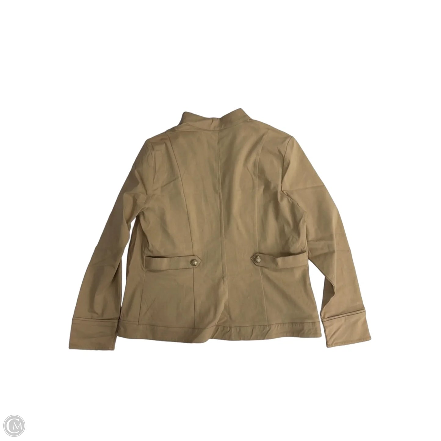 Blazer By Dressbarn In Tan, Size: M