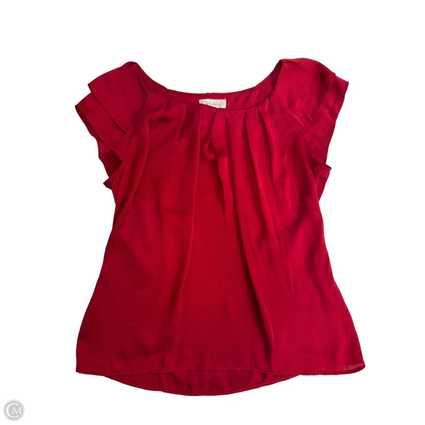 Top Short Sleeve By Dressbarn In Red, Size: M