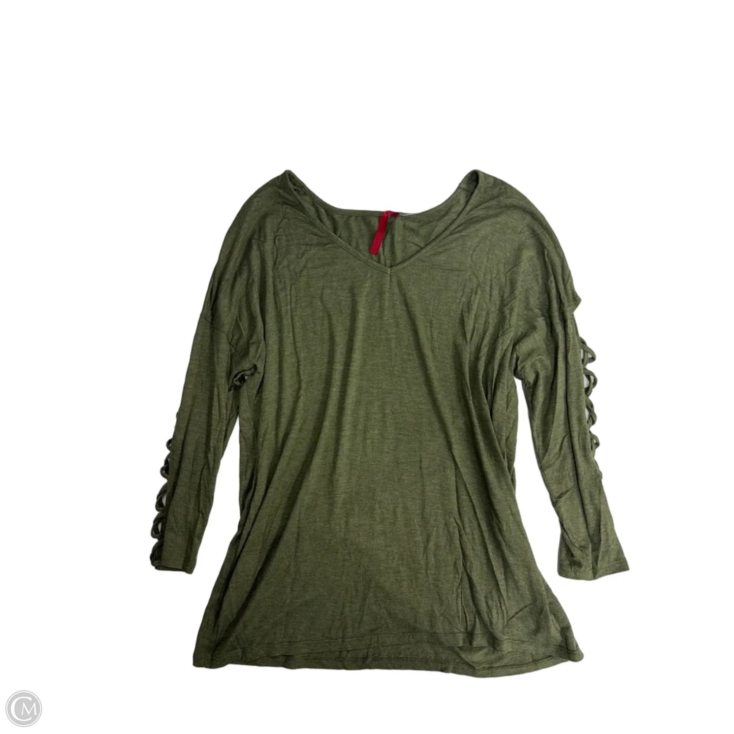 Top Long Sleeve By Dressbarn In Green, Size: M