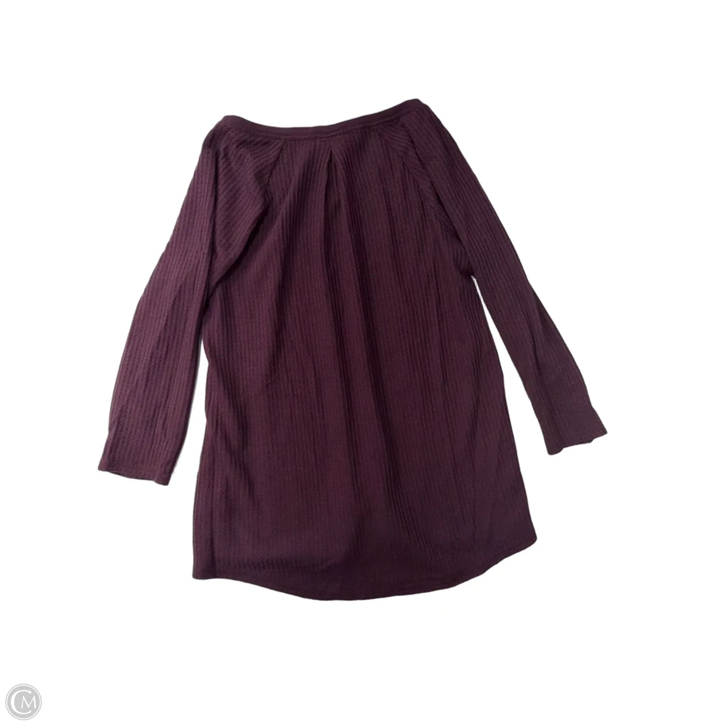 Top Long Sleeve By Clothes Mentor In Maroon, Size: M
