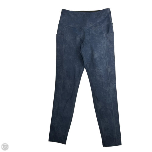 Athletic Leggings By Tuff Athletics In Blue, Size: M