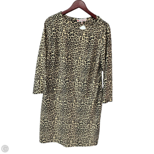 Dress Casual Midi By Jude Connally In Animal Print, Size: Xl