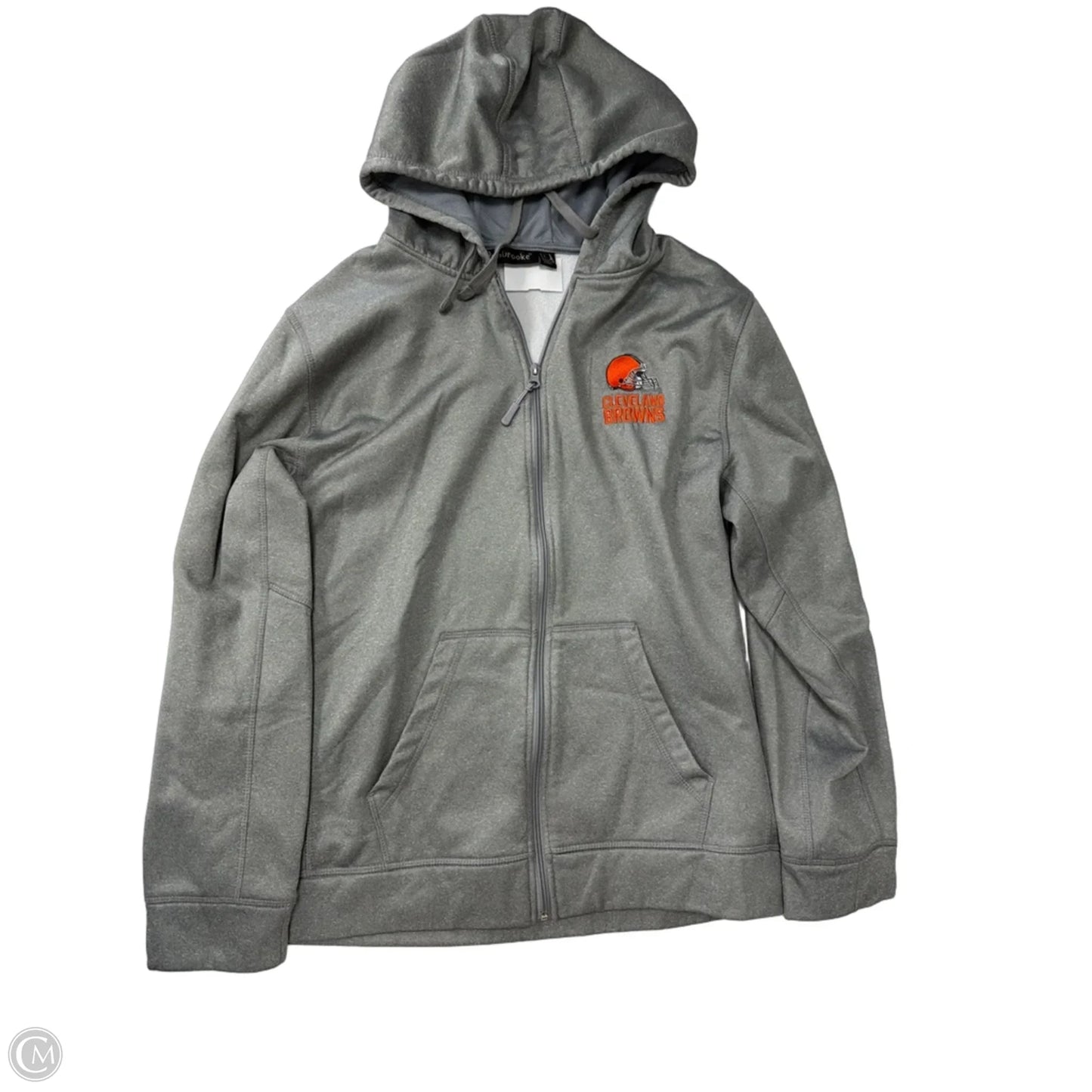 Athletic Jacket By Clothes Mentor In Grey, Size: L