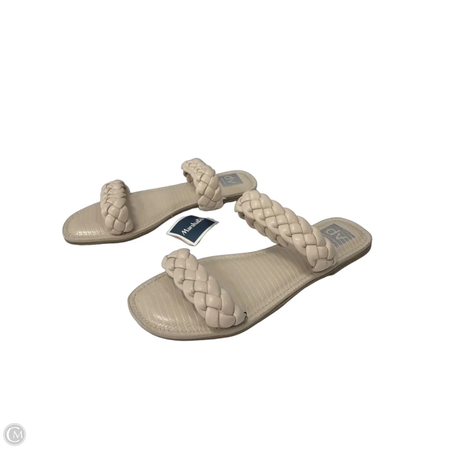Sandals Flats By Dv In Taupe, Size: 9.5