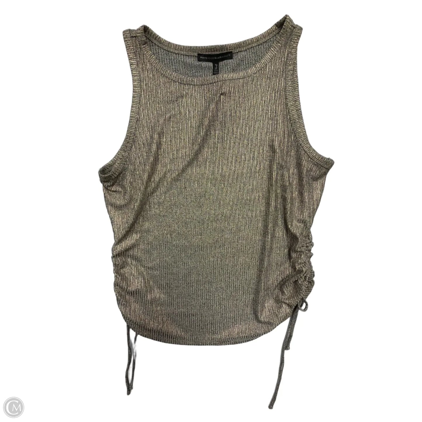 Tank Top By White House Black Market In Gold, Size: Xl
