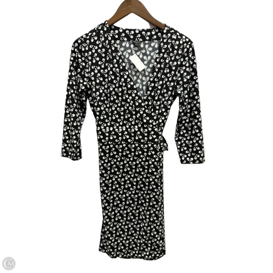 Dress Casual Midi By Ann Taylor In Black & White, Size: 4x