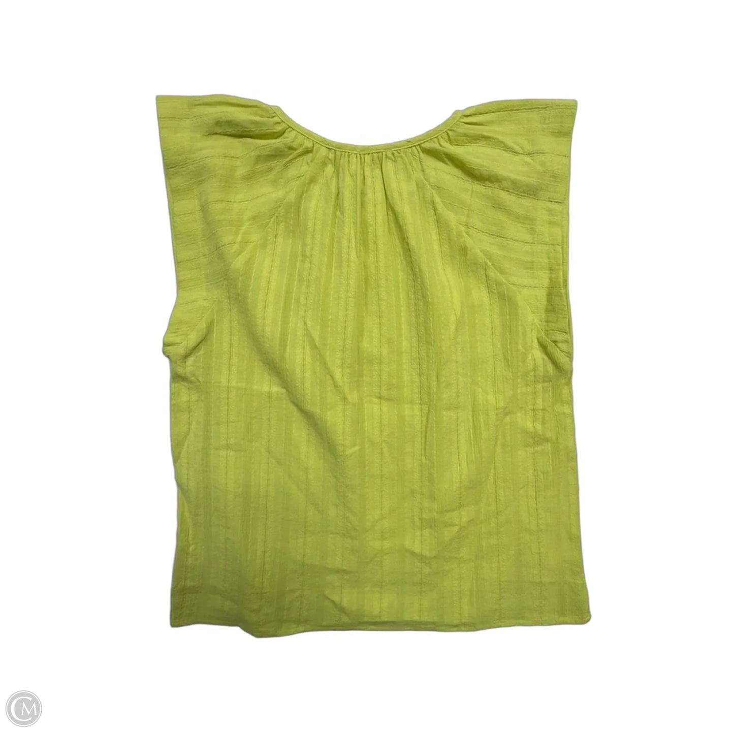 Top Short Sleeve By Loft In Green, Size: M